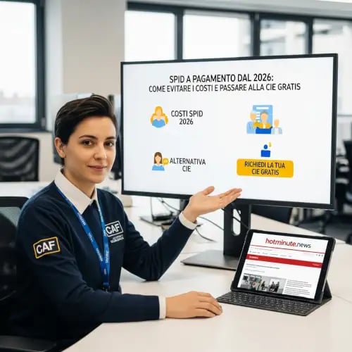 a woman in a blue sweater and a laptop computer