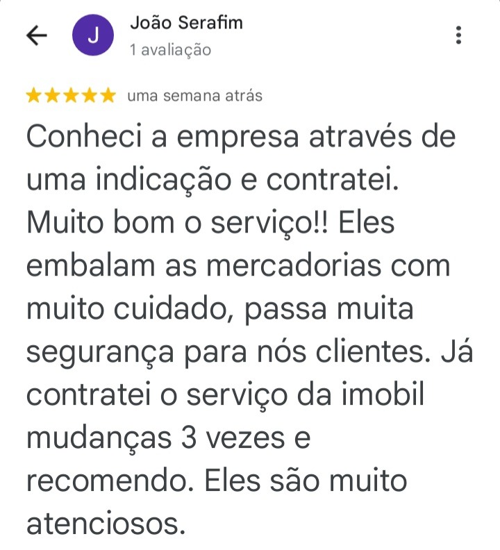 Empresa de mudanças bem avaliada ems em São Paulo 