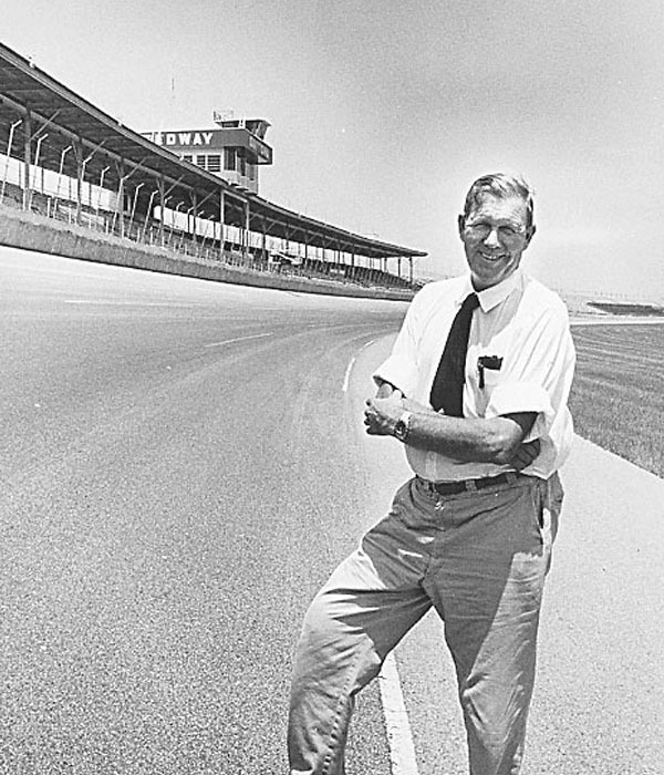 bill france sr at daytona race track