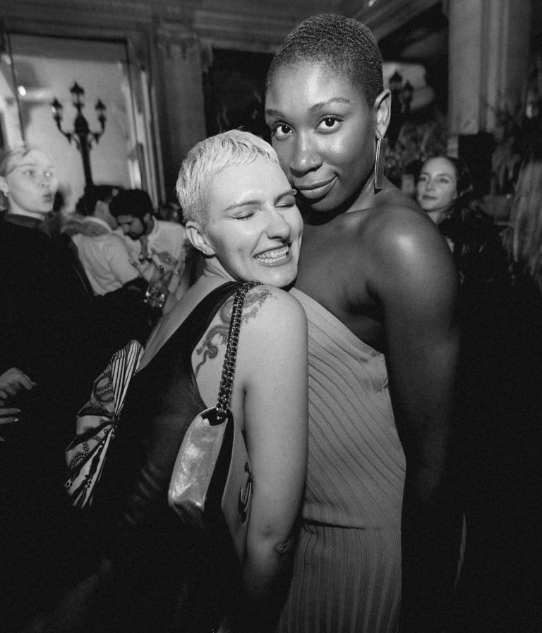 Two Women posing for a photo at a Private Members Club