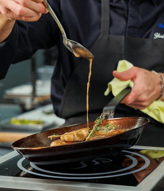 Matfer Bourgeat black carbon steel frying pan – non-toxic cookware made in France