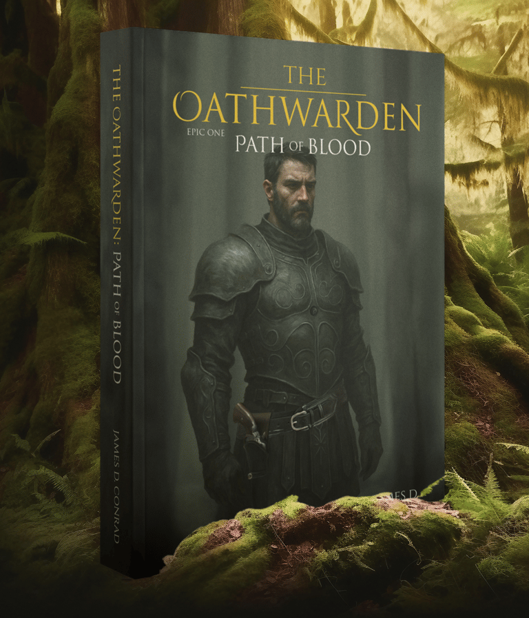 The Oathwarden: Path of Blook book mockup