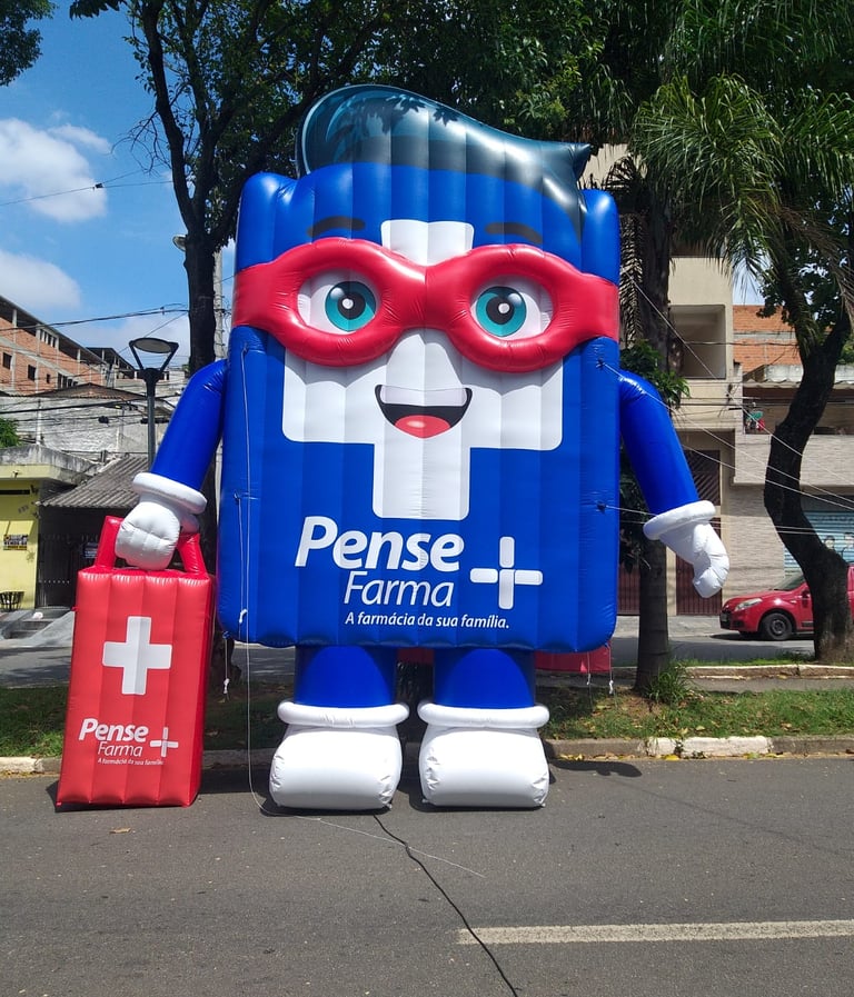 mascote 3D e personagem 3D
