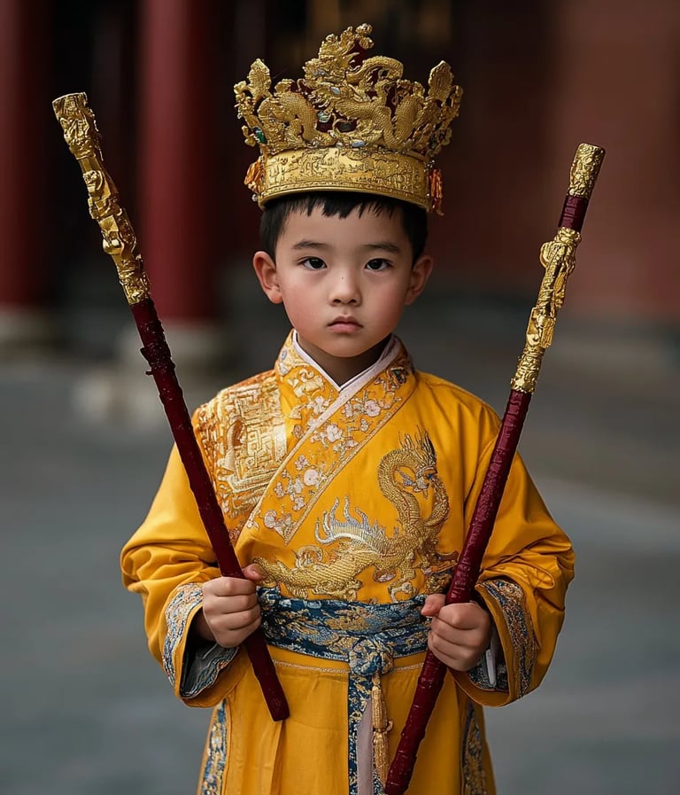 A Toddler Becomes Emperor of China