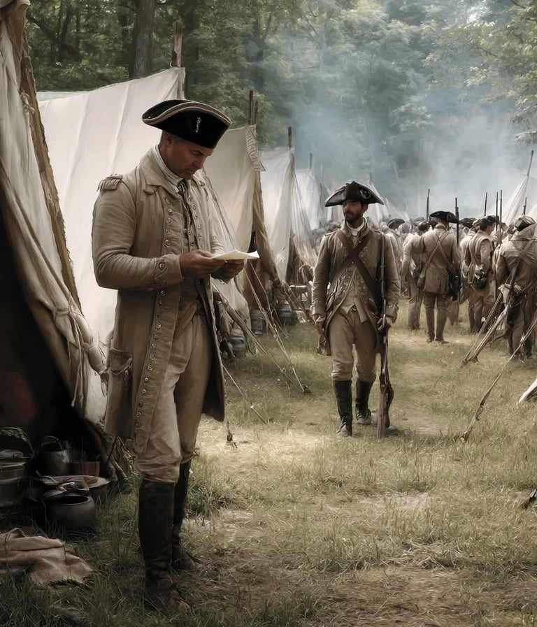 Cambridge Camp, July 10 1775: Issuing the Directive