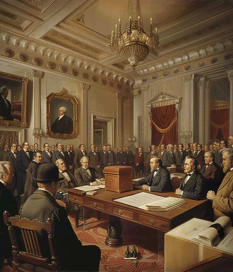 Congress Hall, Washington D.C., 1824