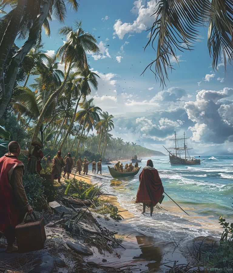 Cuban Shoreline, 1492