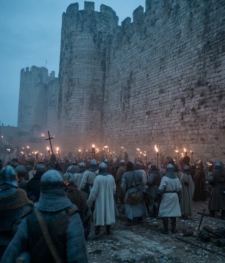 March of the Starving: Crusaders Circle Jerusalem