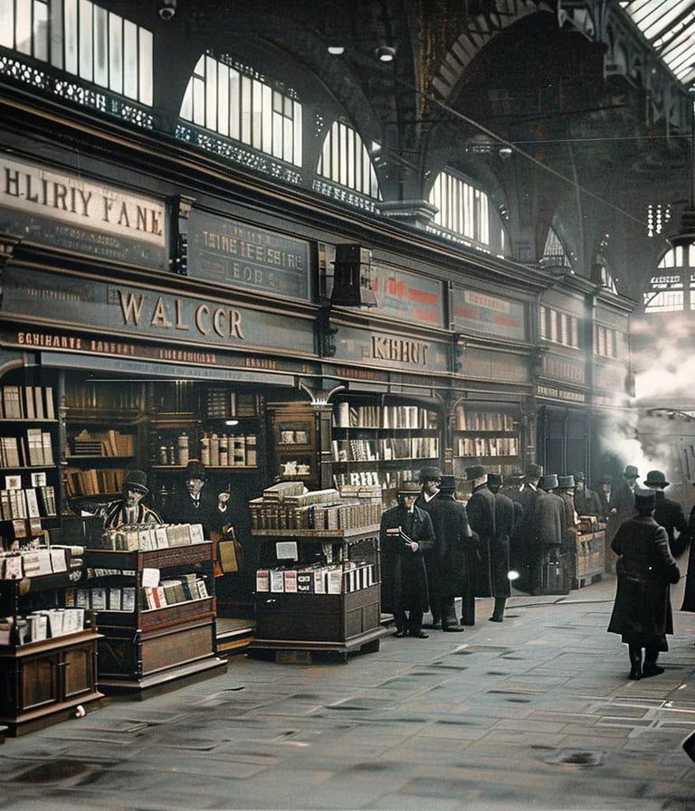 WHSmith Opens Its First Railway Bookstall