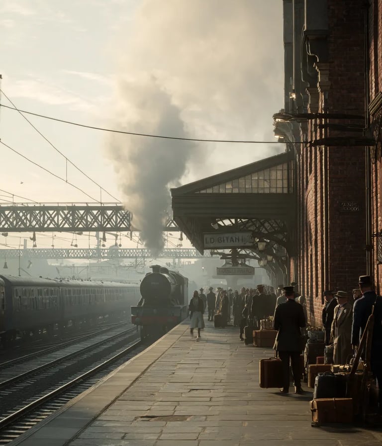 Leicester Station, England, 1841: Organizing the Excursion