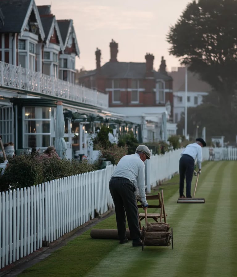 All England Croquet Club Grounds, Early Morning 1877
