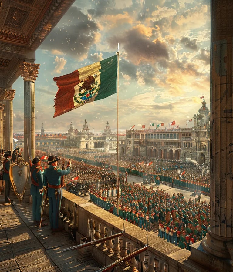 Mexico City, National Palace, 1821
