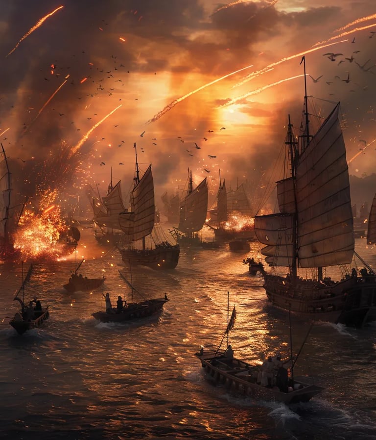 Pearl River, Canton, 1839