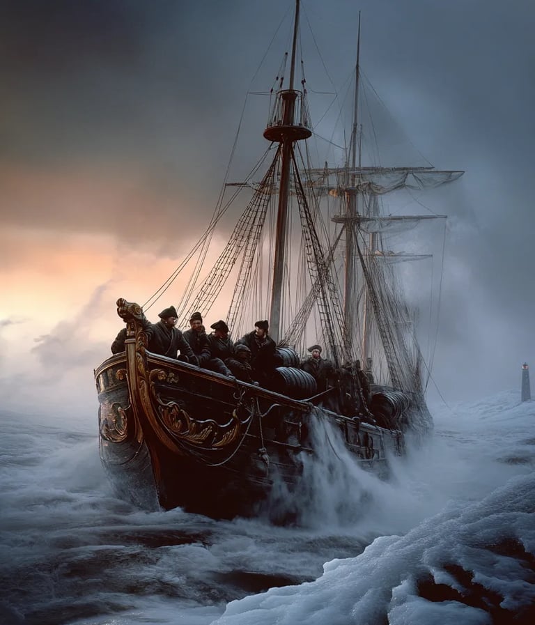 Tromøy Coast, Norway, 1768: Storm on the Skagerrak