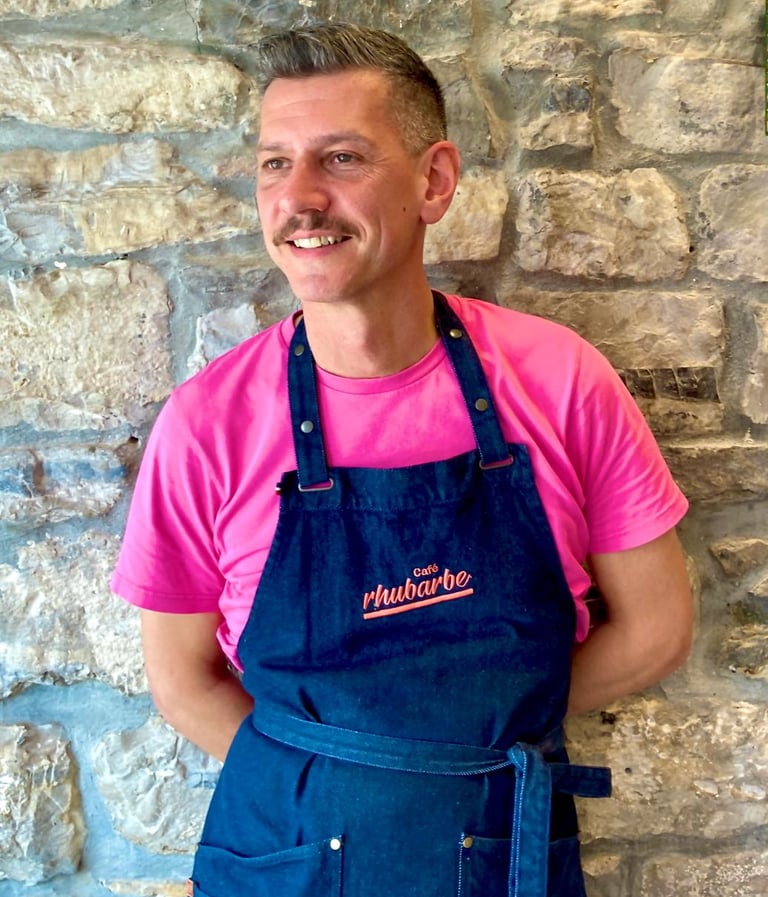 Laurent, fondateur du Café rhubarbe