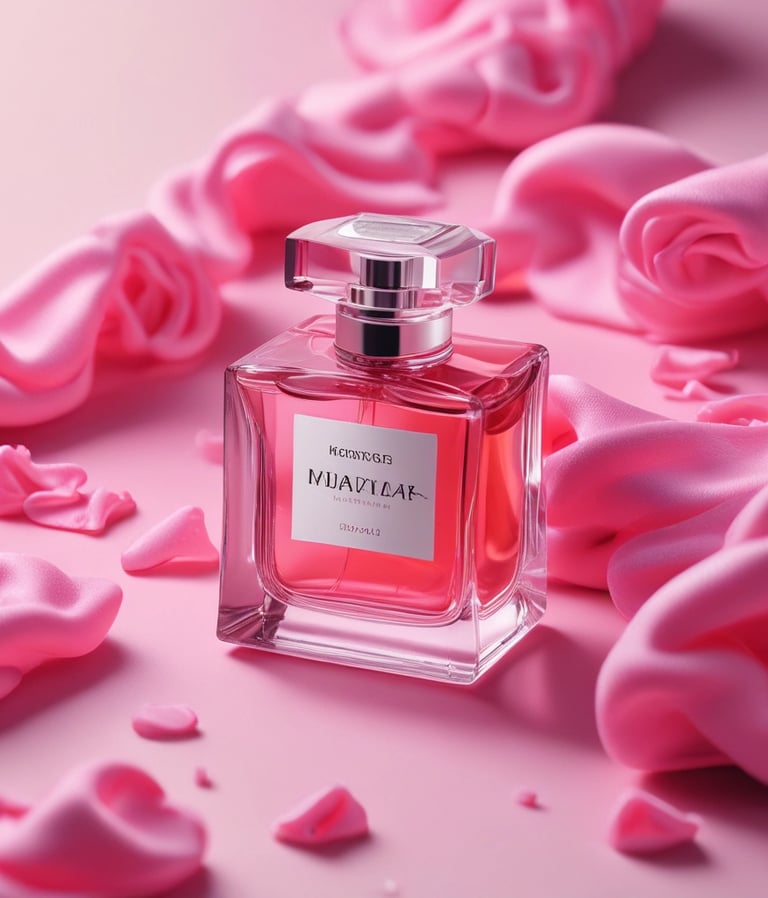 Close-up of a luxurious red lipstick with a soft glow background.