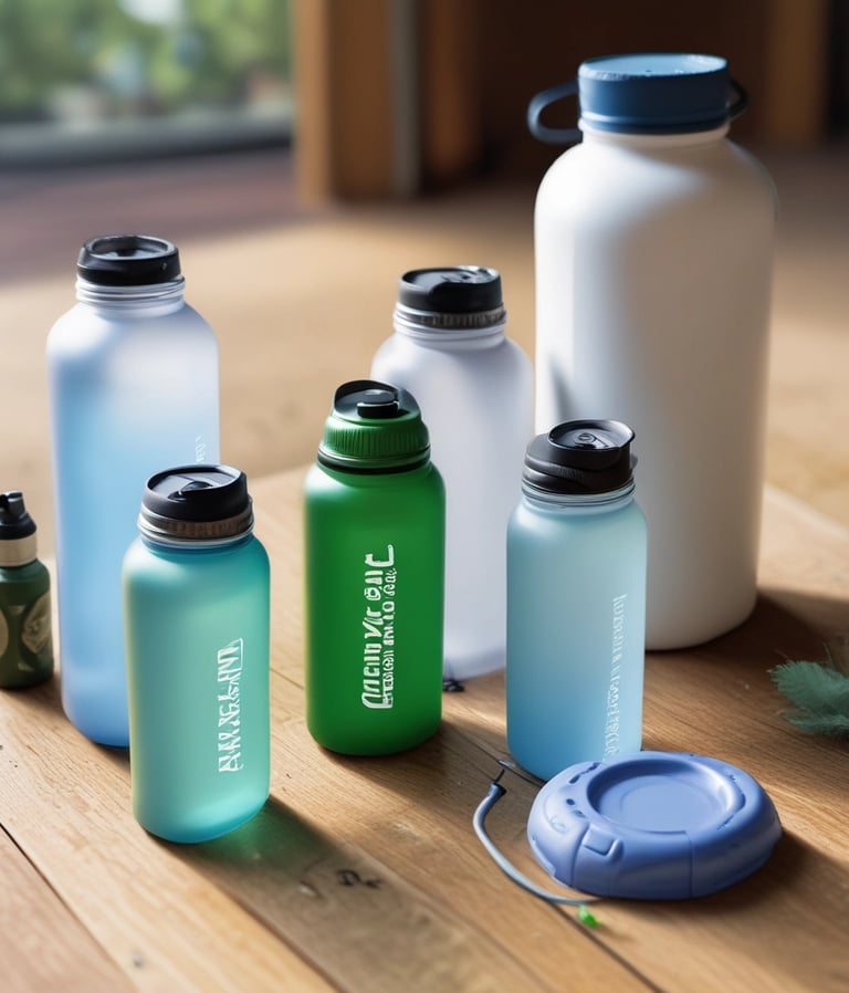 A cozy desk setup featuring an open habit tracker journal with colorful pens nearby.