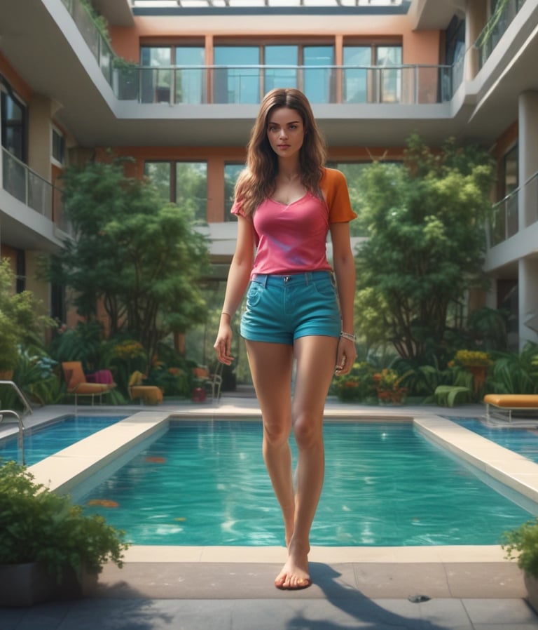 Close-up of a sleek, translucent sunscreen bottle glowing softly in natural sunlight.