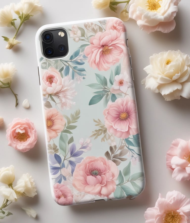 A sleek black phone case with a matte finish resting on a wooden table.