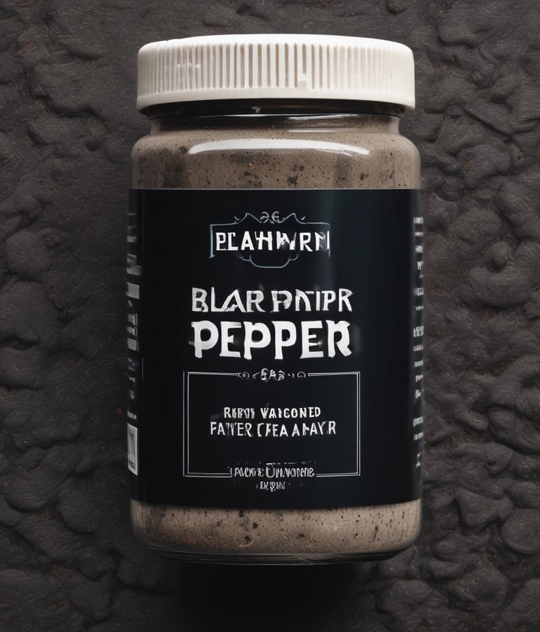 A vibrant spice market display featuring an array of colorful spices in clear containers. The backdrop includes hanging decorations made of dried herbs, garlic, and peppers. Labels such as 'Iranian Saffron' and 'Meat Spices' are visible. The ambiance is warm and inviting, with intricate architectural details and decorative lighting.