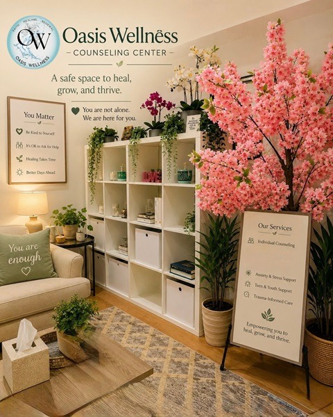 Relaxing place for therapy