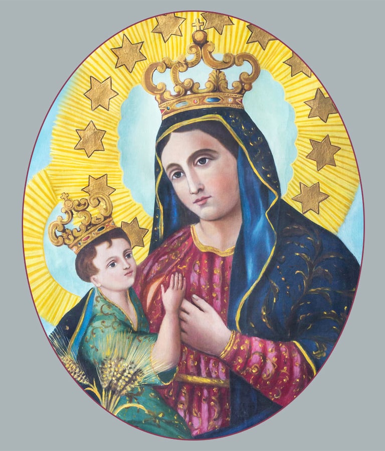 Image of Our Lady of Mercy, the Misericordia image.