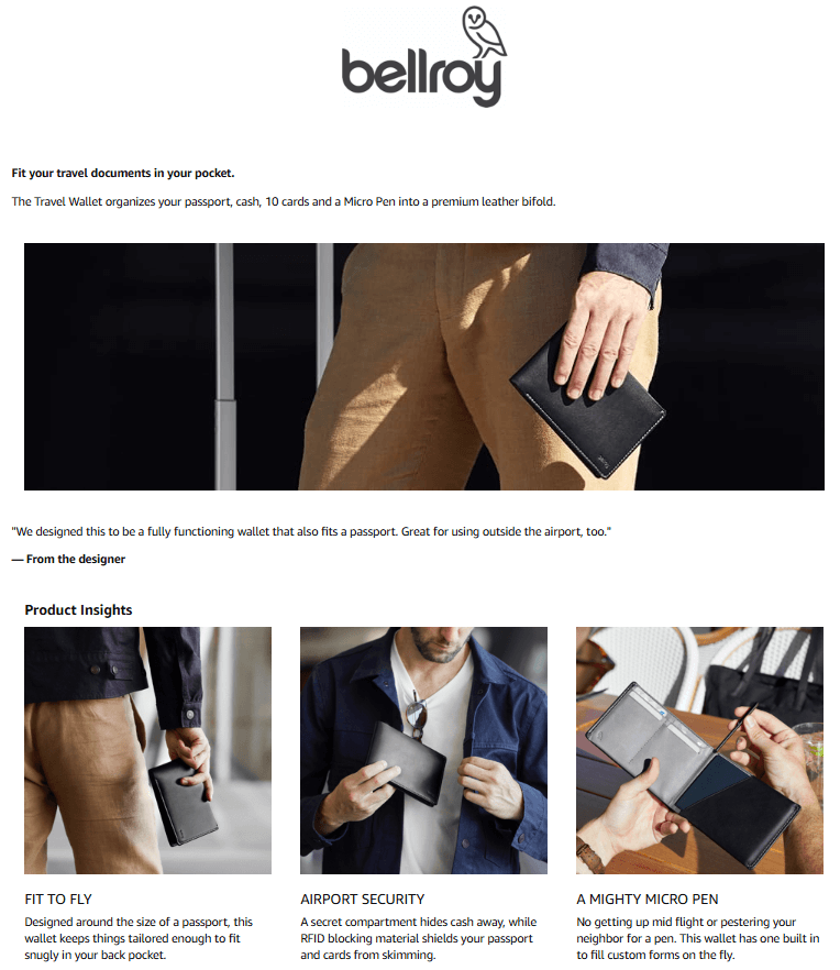 Bellroy smart future of travel technology