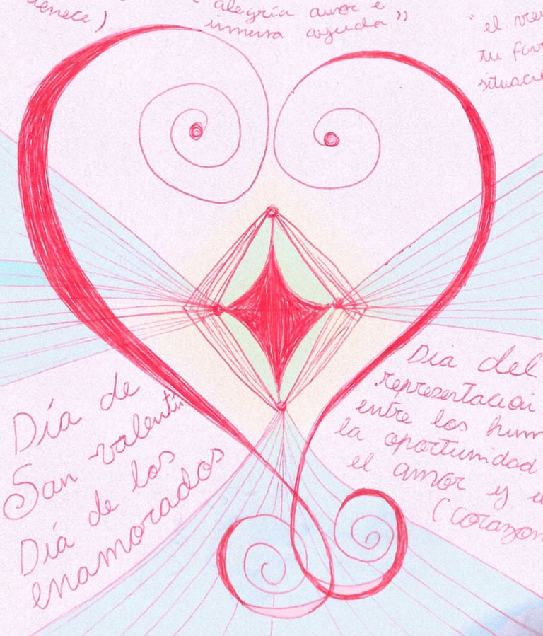 dibujo sobre el amor