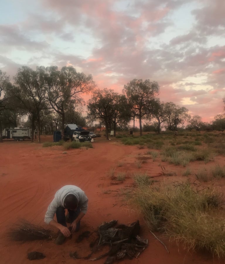 Dónde dormir en kings canyon, australia