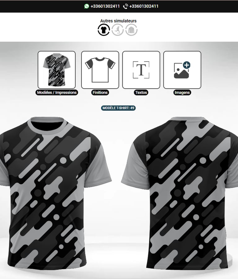 a t - shirt with a black and white shirt