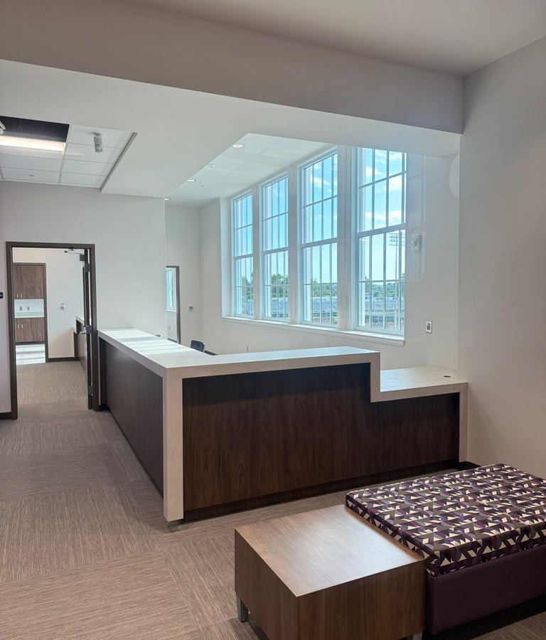 Custom commercial cabinets  project in Georgia