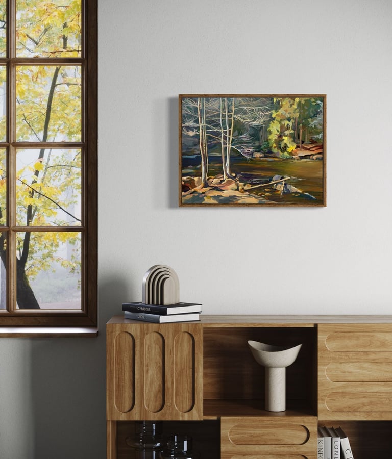 'Nature's Whisper' 18x24 inches oil painting by Angela Moiseieva.