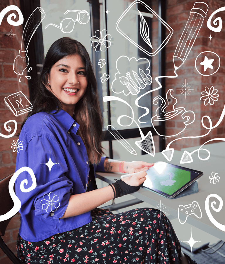 Picture of Dhari, illustrated graphics