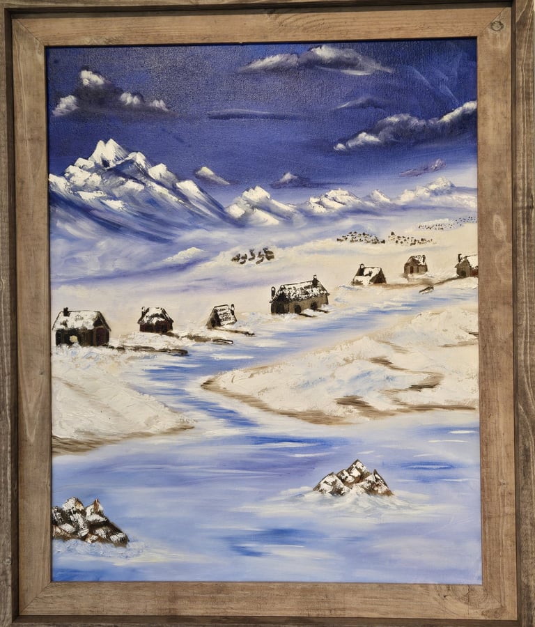 Mount Neighbors (painting) Kylee Nicole Smith