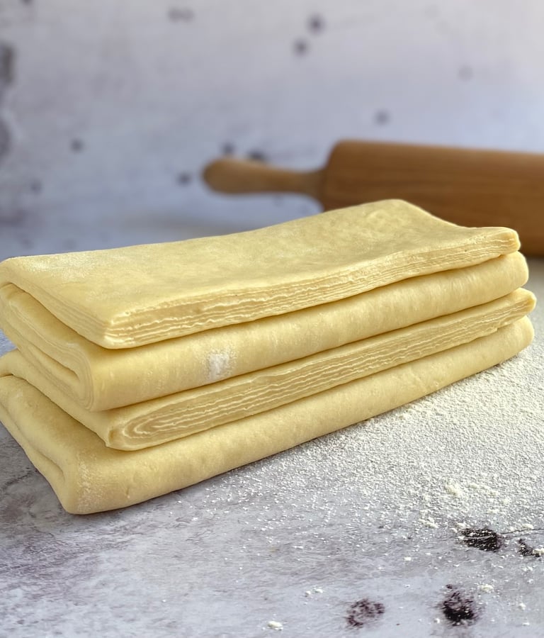 Pâte levée feuilletée