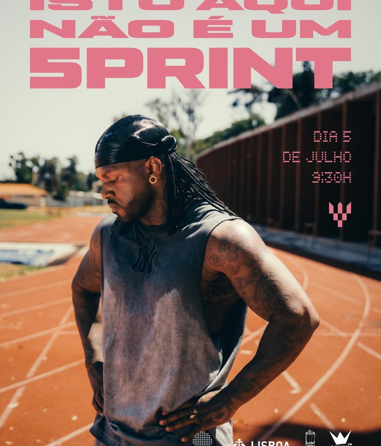 Plutonio anuncia corrida Isto Aqui Não É Um Sprint em Lisboa com percurso de 5 km e destino surpresa