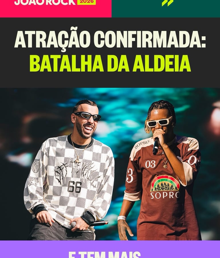 Batalha da Aldeia anuncia seletivas regionais para definir competidor do João Rock 2026
