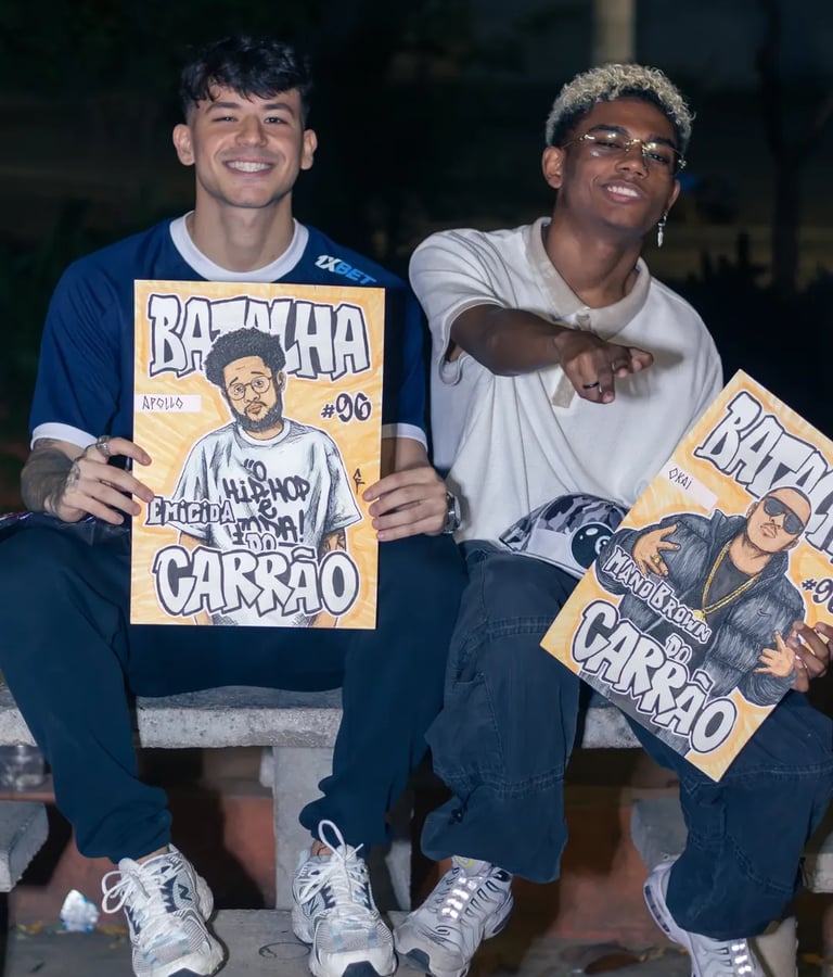 apollo e okai campeoas da batalha do carrao