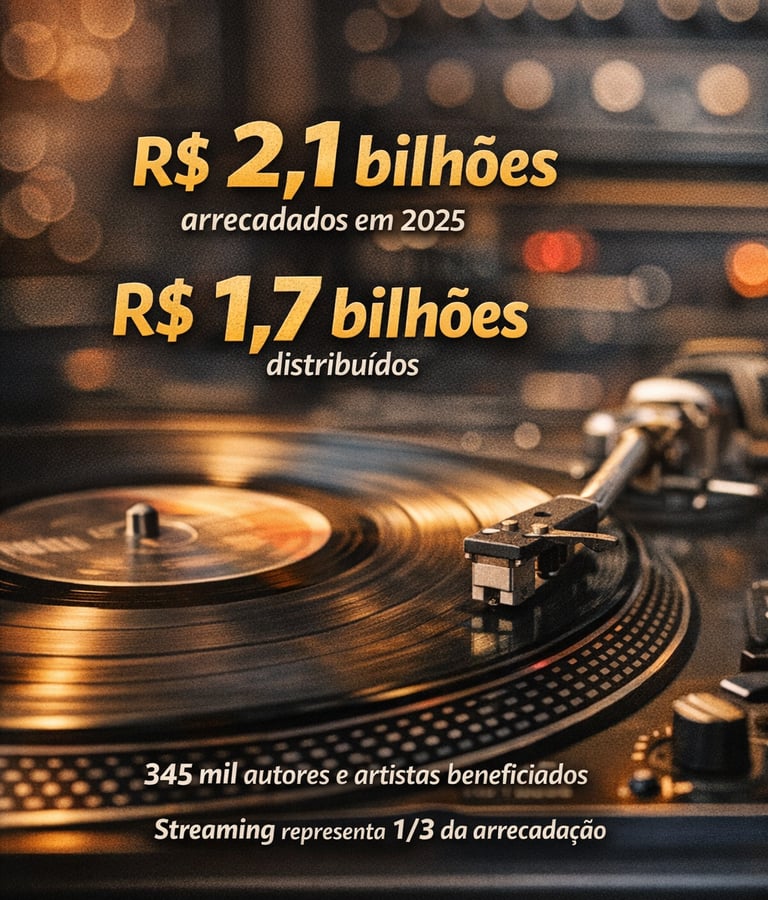 relatório do Ecad 2025