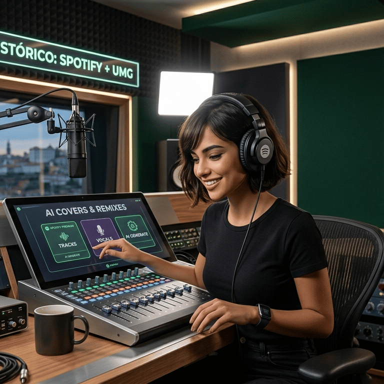 Spotify anuncia ferramenta de covers e remixes com inteligência artificial