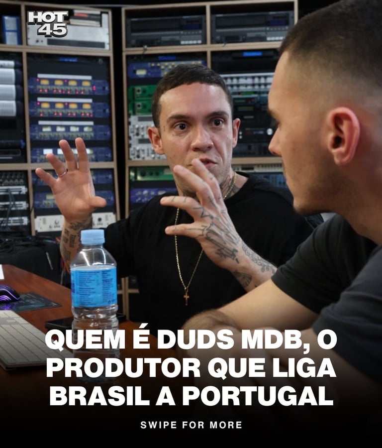 Especial da HOT45 apresenta a trajetória de Duds MDB como produtor musical entre Brasil e Portugal