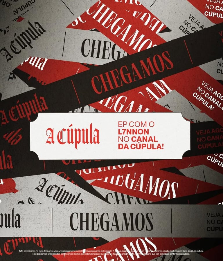 Felipe Titto entrevista L7NNON no primeiro episódio de A Cúpula