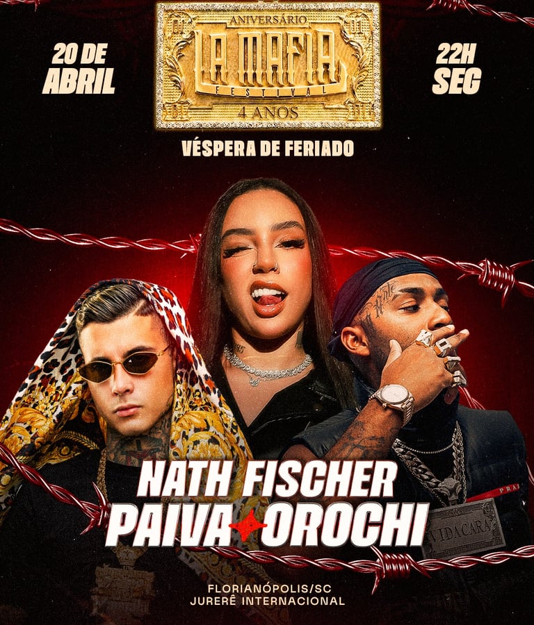 festival La Mafia com dois palcos simultâneos em cidades diferentes