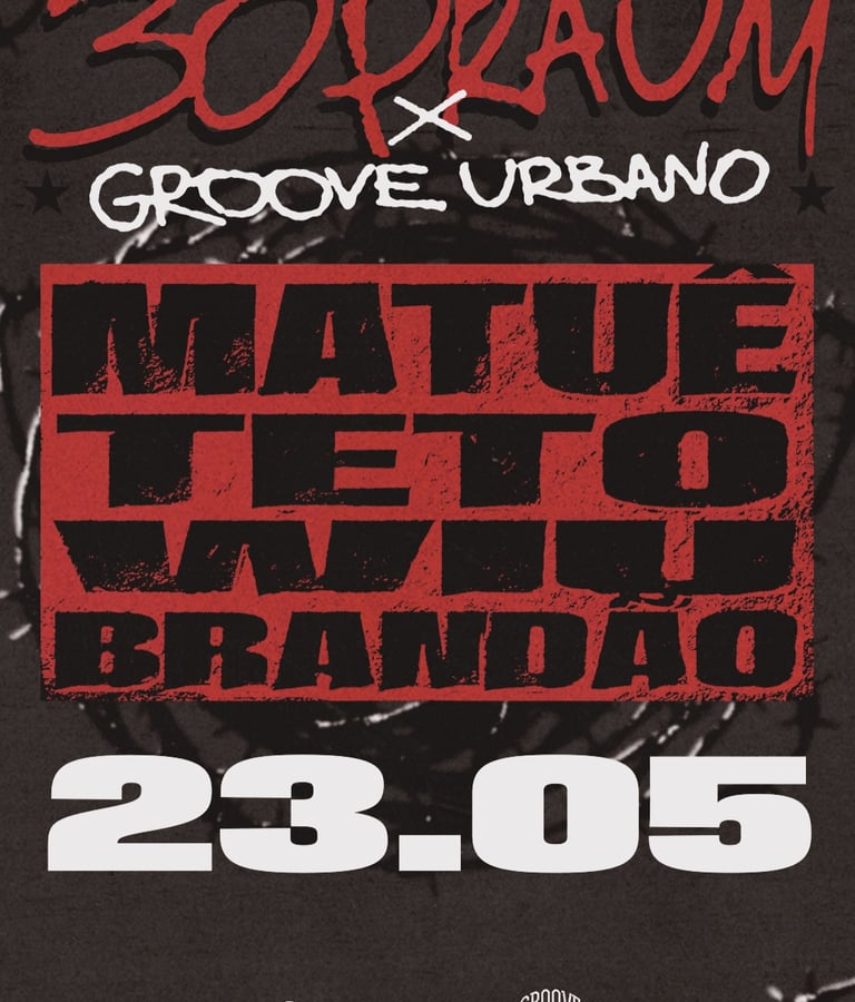 flyer do evento 30praum