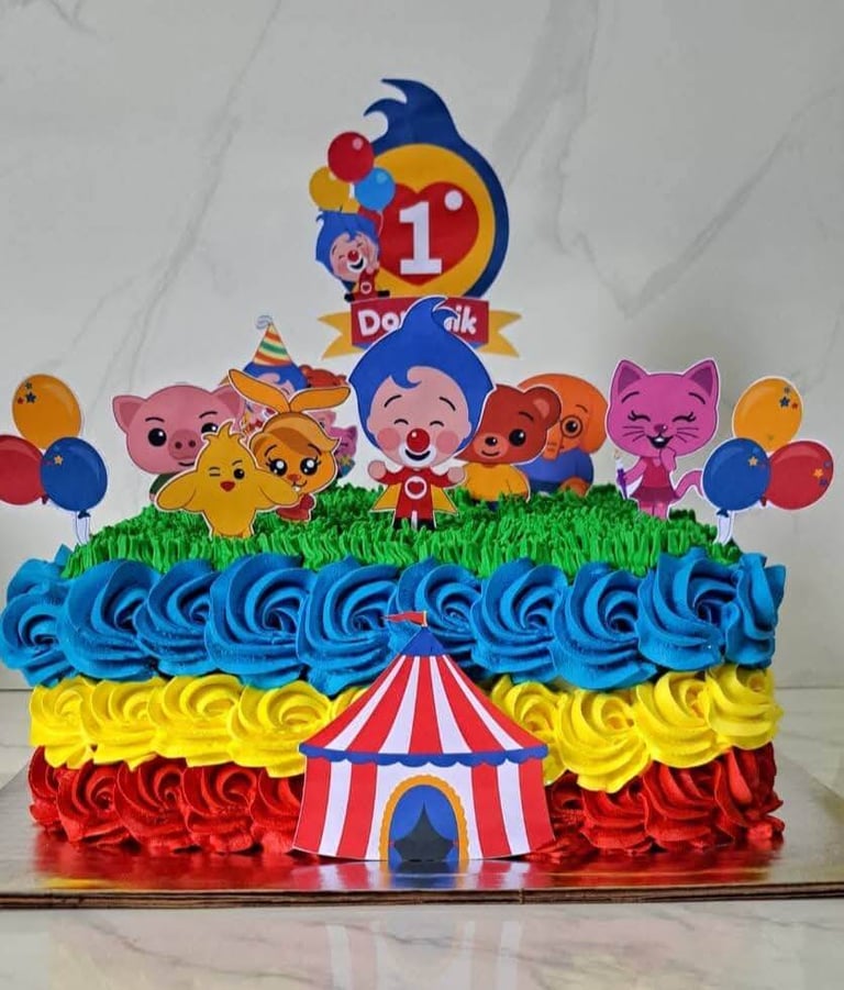 queque de fiesta para niños