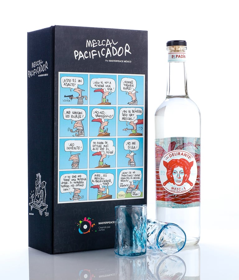 Caja Mezcal Pacificador by TRINO MONERO