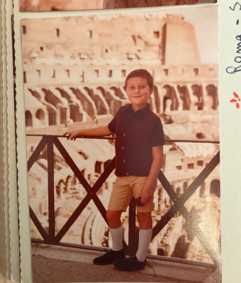 Walter Dal Pan a 7 anni