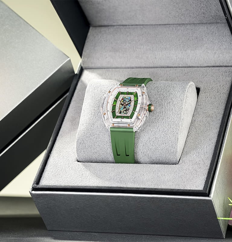 mother of pearl dial watch