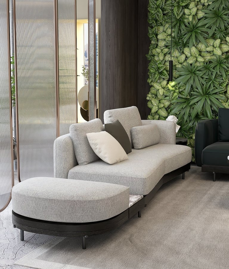 Modernaus dizaino sofa