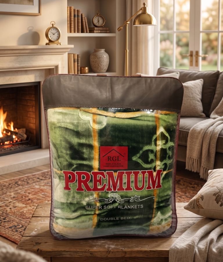 Premium Achraj and Jaipurio mink blankets packed in zipper bags for wholesale distribution & wedding